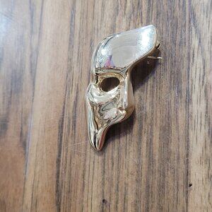 Vtg Phantom of the Opera Albert Elovitz Inc. Gold Tone Brooch